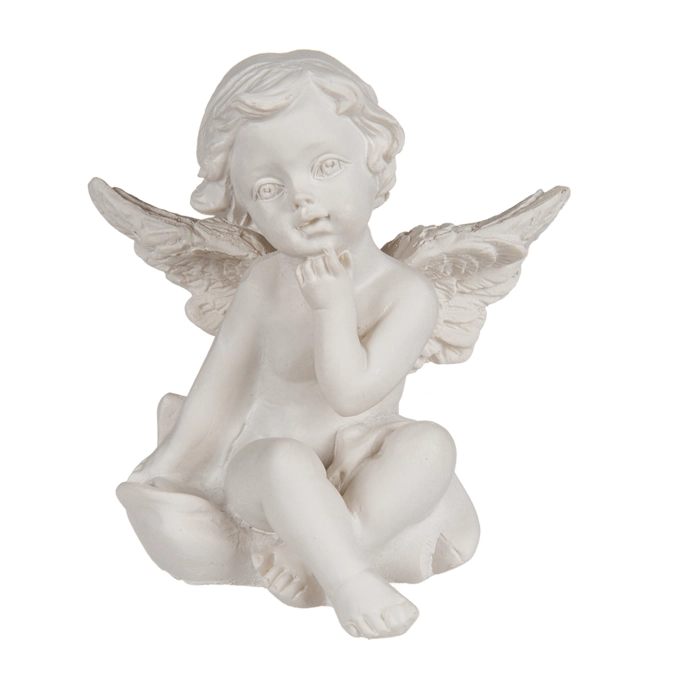 Figurka Aniołka na Chmurce – Delikatna Dekoracja Symboliczna | Hurtownia Prezentów Kemis.pl