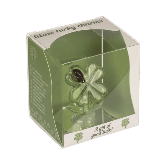 Szklany Symbol Szczęścia – Mini Talizman z Przesłaniem