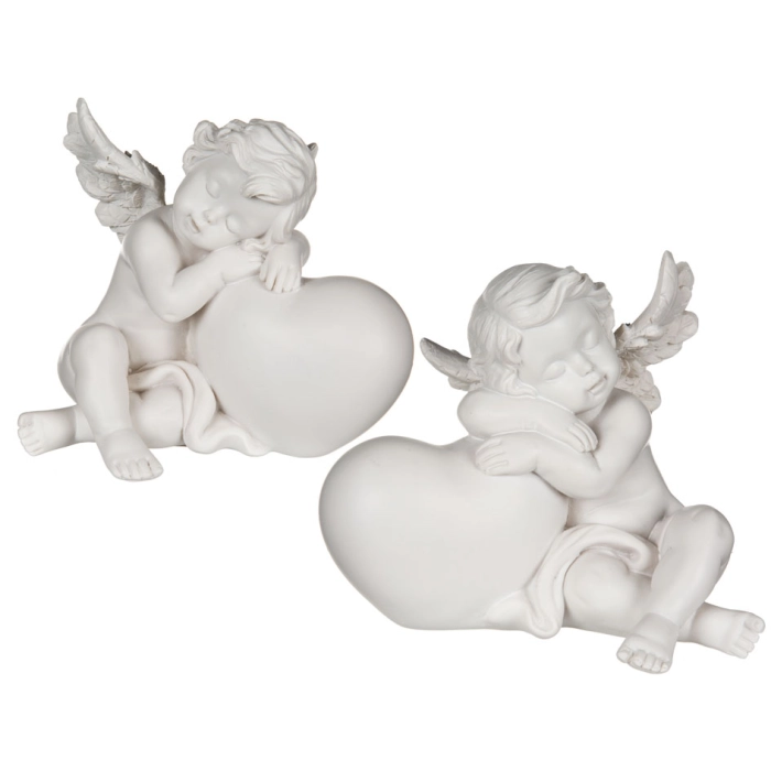 Śpiący Aniołek z Sercem – Symbol Spokoju, Miłości i Opieki