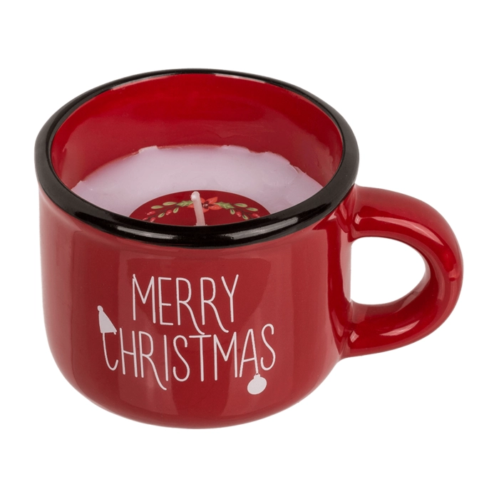 Świąteczna Świeczka w Kubeczku – Dekoracja i Prezent w Jednym | Hurtownia Kemis.pl