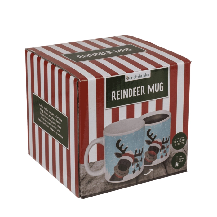 Kubek Renifer z Efektem Termicznym 330 ml | Świąteczne Kubki | Kemis.pl