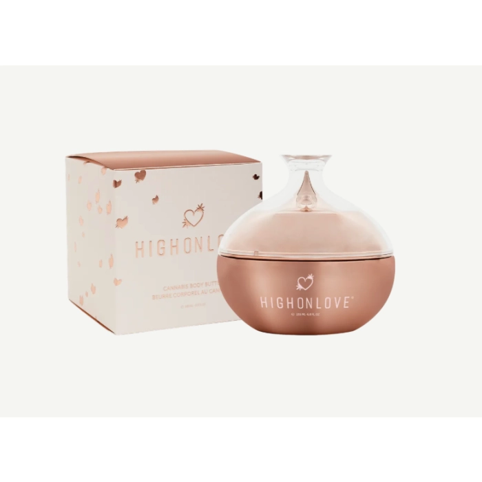 Bohaté a luxusní tělové máslo High On Love z konopí