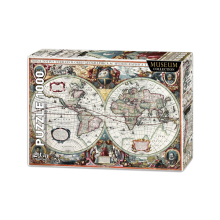 Retro Mapa Świata Orbis Terrarum - Podróż ...